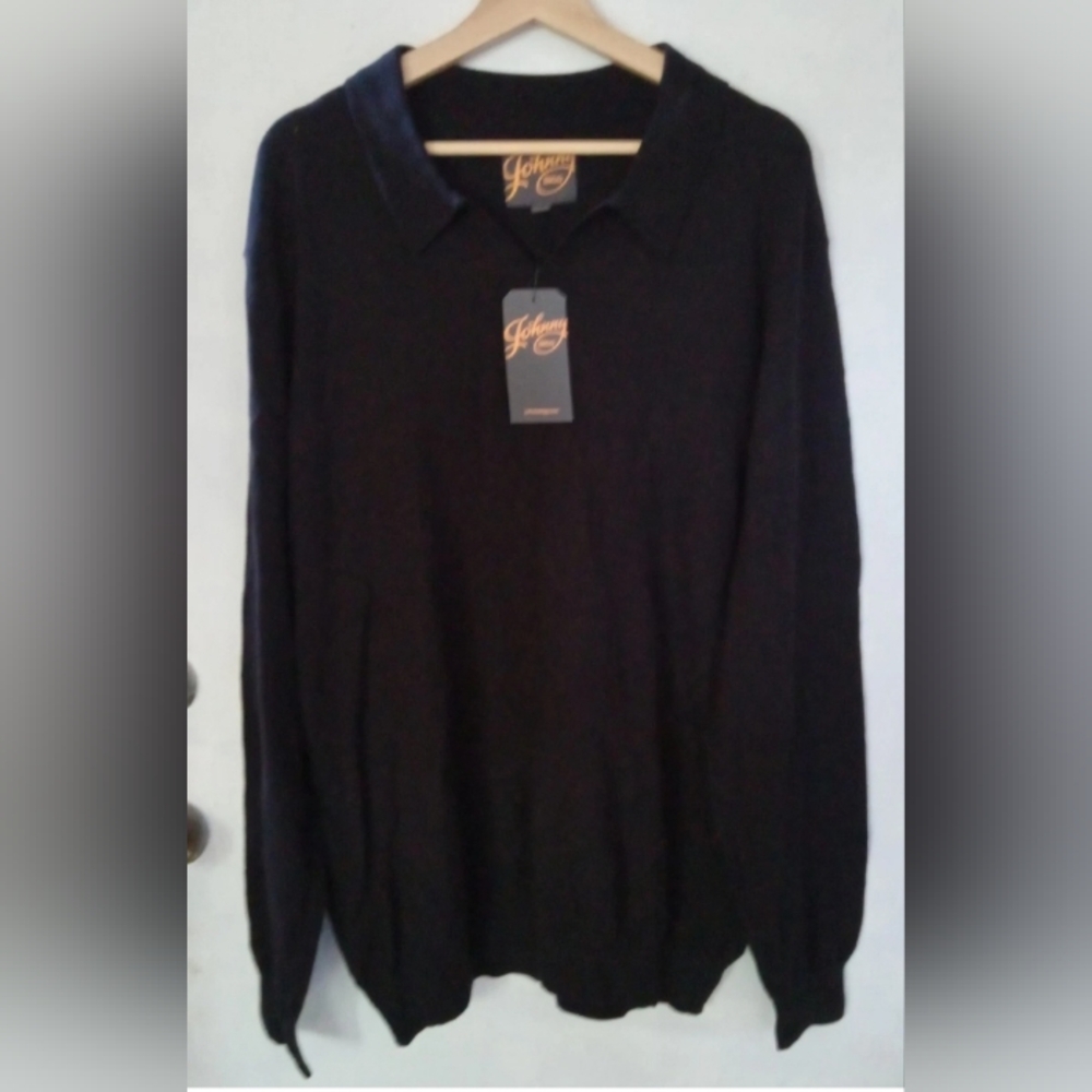 Johnny Bigg Classic Men's Polo Shirt in Black